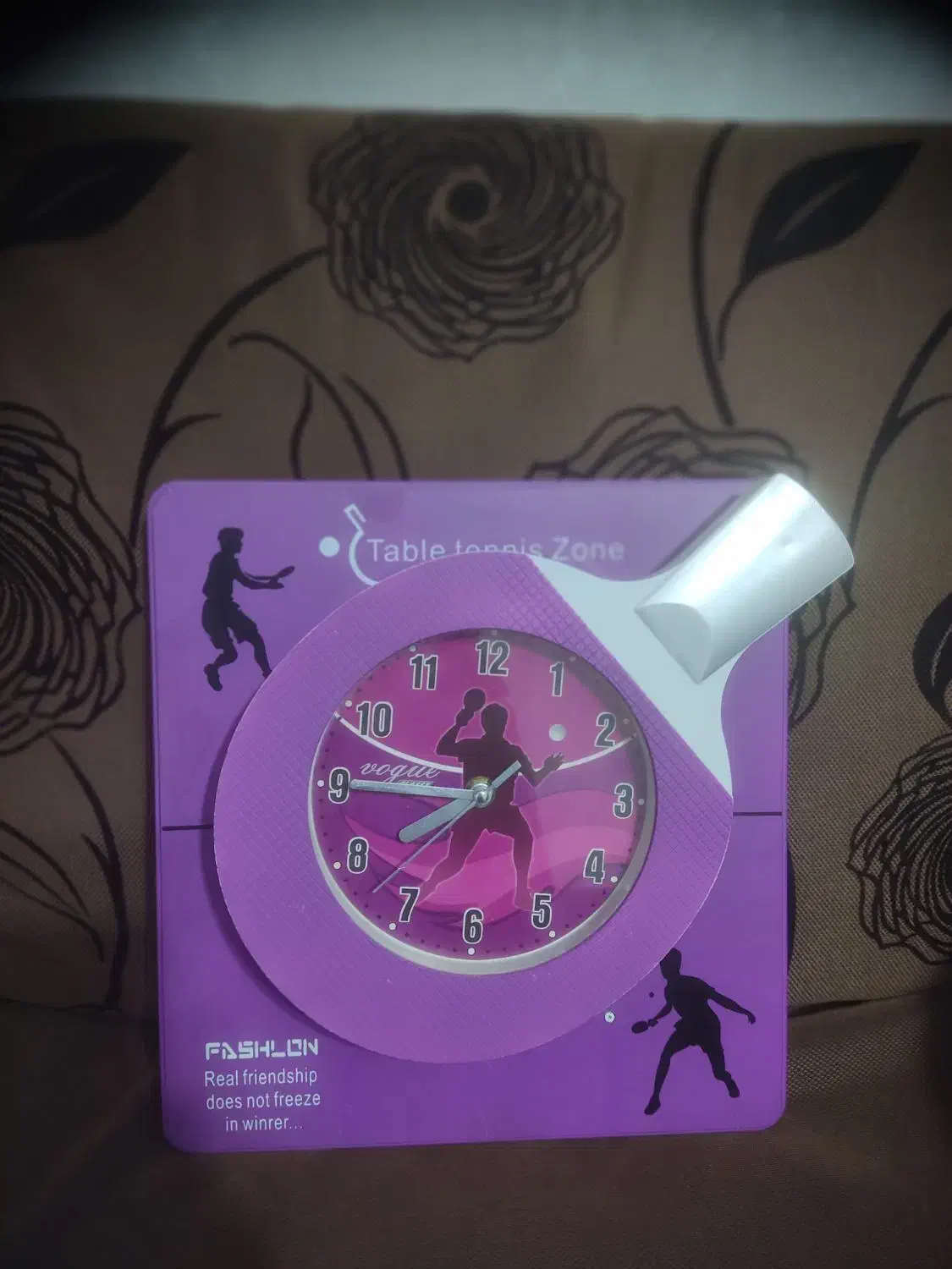 ساعت دیواری فانتزی طرح تنیس|ساعت دیواری و تزئینی|مهاباد (آذربایجان غربی), |دیوار