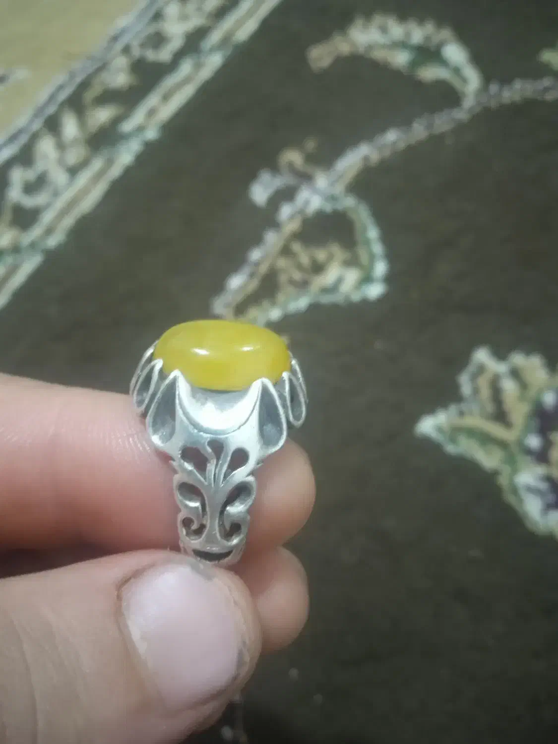 انگشتر نقره|کلکسیون اشیاء عتیقه|سنندج, |دیوار