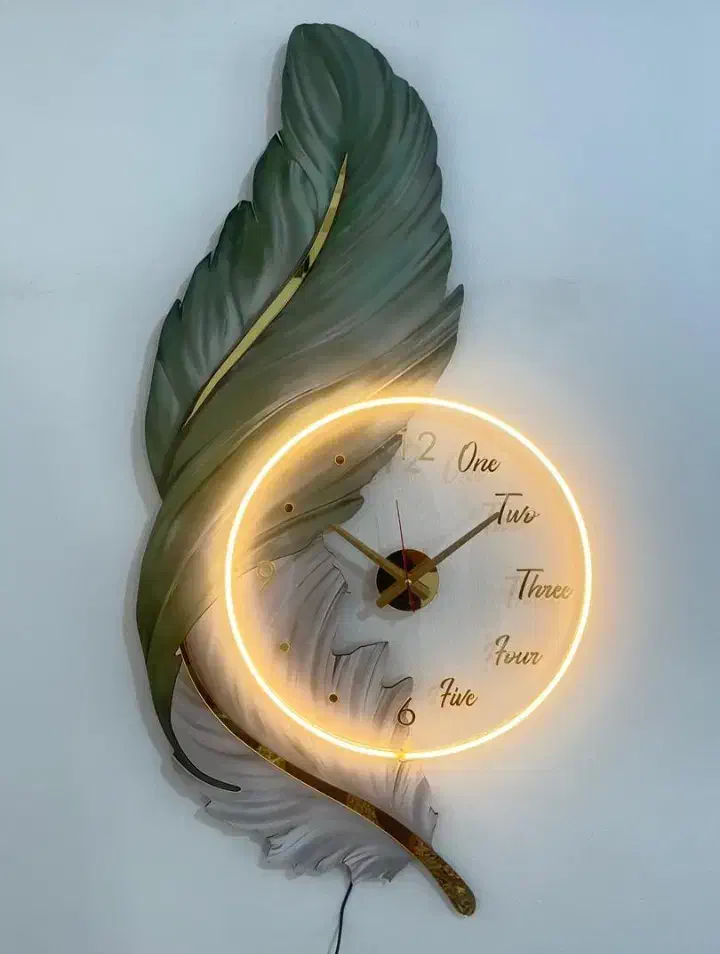 ساعت پر مدل بک لایت|ساعت دیواری و تزئینی|ملارد, |دیوار