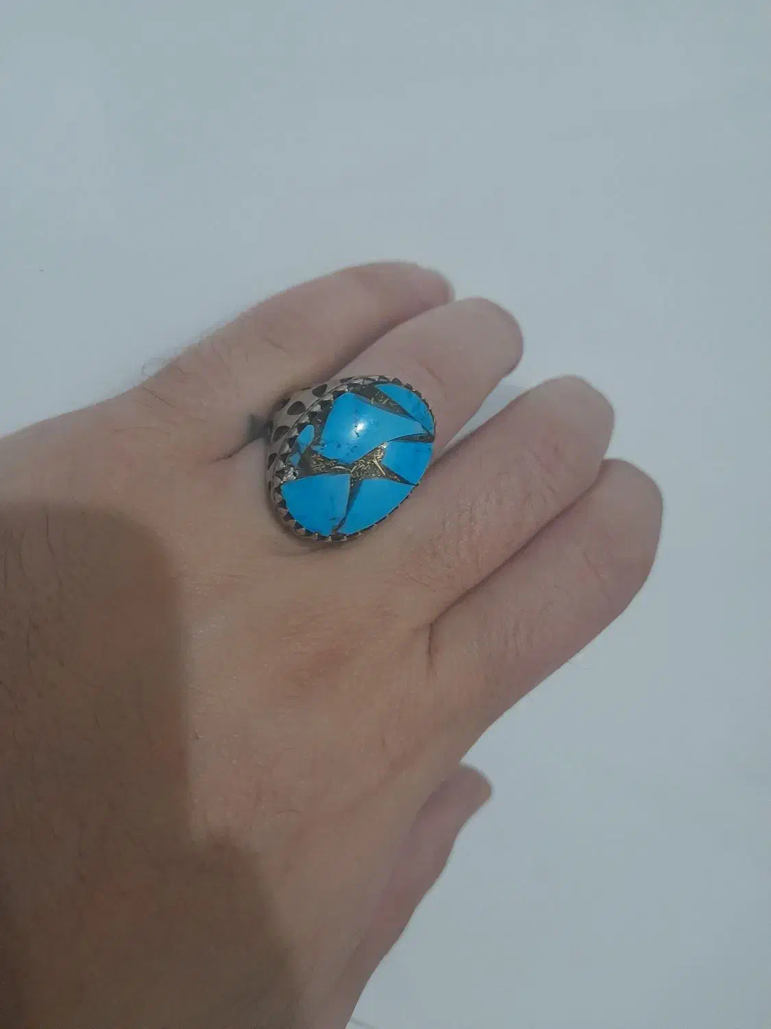 انگشتر فیروزه نیشابور|جواهرات|بروجرد, |دیوار