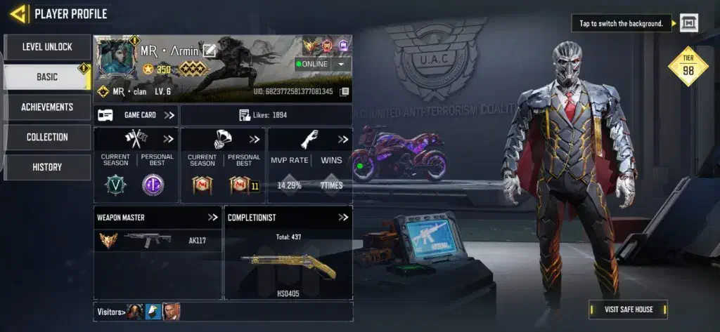 اکانت کالاف تاق با اک شاتگان لجند|کنسول، بازی ویدئویی و آنلاین|ازنا, |دیوار