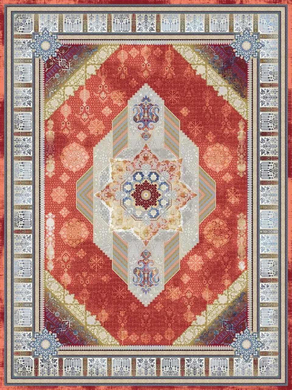 فرش/مجاهد|فرش|گنبد کاووس, |دیوار