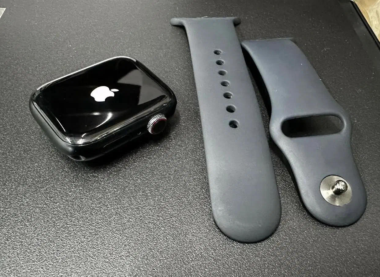 Apple watch serie 7 size 45M Batrey 100%|لوازم جانبی موبایل و تبلت|تهران, پونک|دیوار