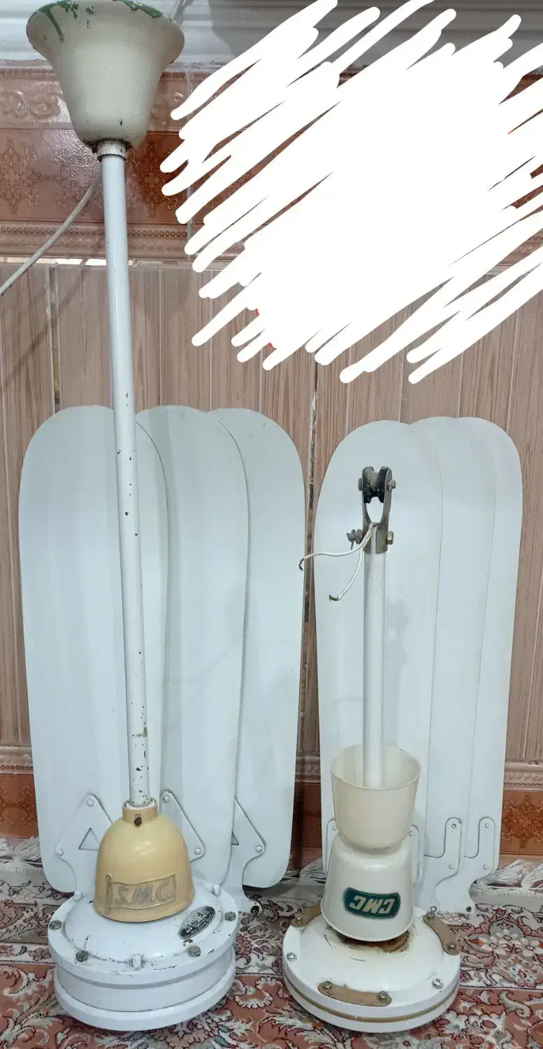 پنکه سقفی|پنکه و تصفیه‌کنندهٔ هوا|شوشتر, |دیوار