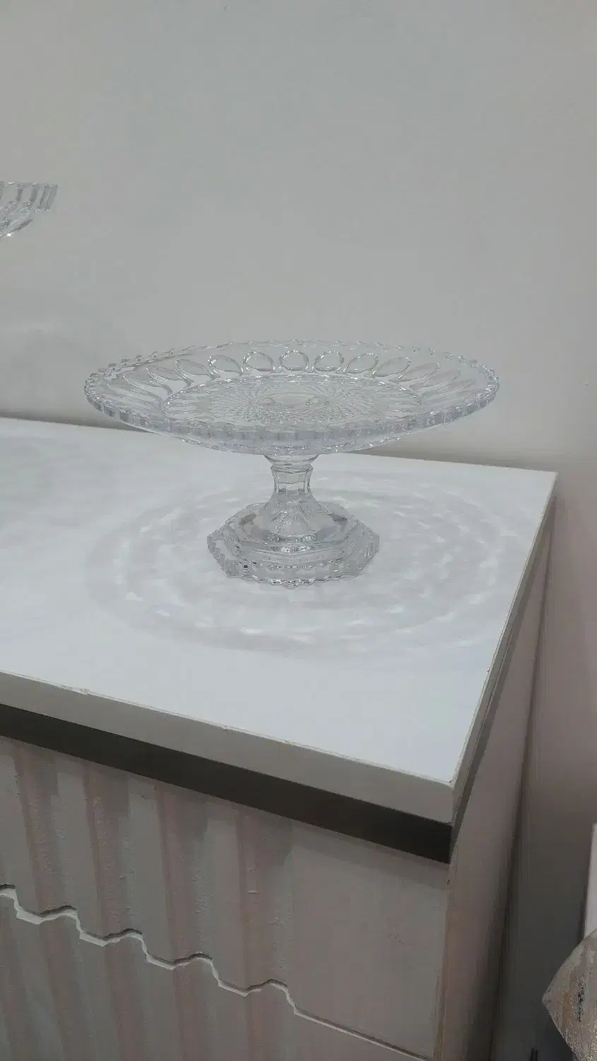 سرویس کریستال سنگین و درخشان میوه/شیرینی/شکلاتو..|ظروف سرو و پذیرایی|محمدیه-قزوین, |دیوار