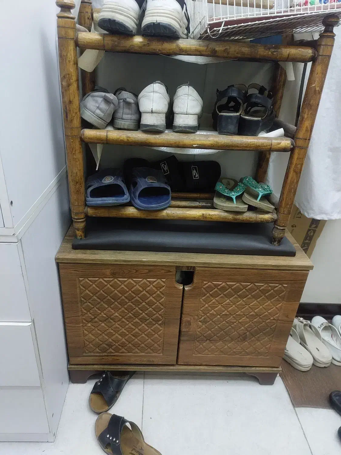 تخت خواب و میز توالت و جاکفشی|تخت و سرویس خواب|تهران, هاشمآباد|دیوار