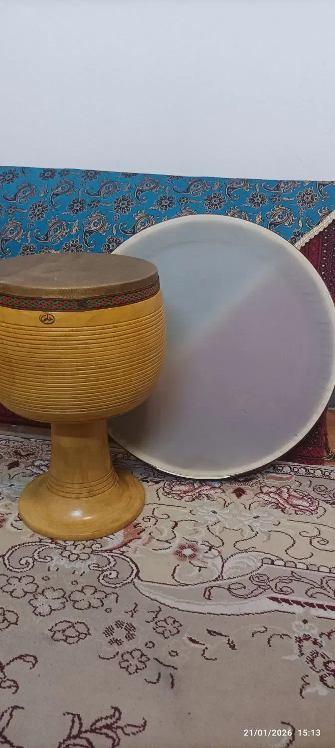 دف و تنبک 28 تک مهر اصل استاد حلمی|سازهای سنتی|اندیشه, اندیشه فاز ۱|دیوار