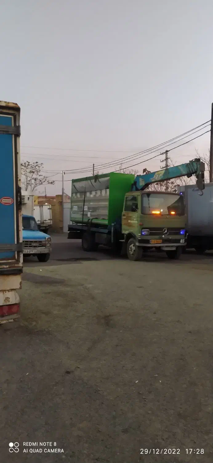 جرثقیل خاورکفی3تن دکل بلند شبانه روزی|خدمات حمل و نقل|تبریز, |دیوار