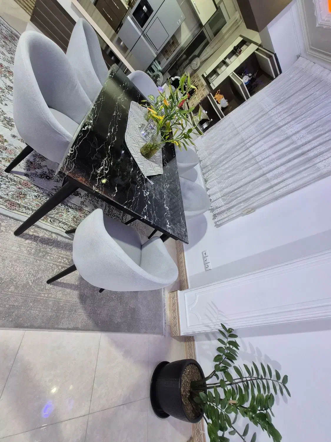 میز غذای خوری ۸ نفره|میز و صندلی غذاخوری|زنجان, |دیوار