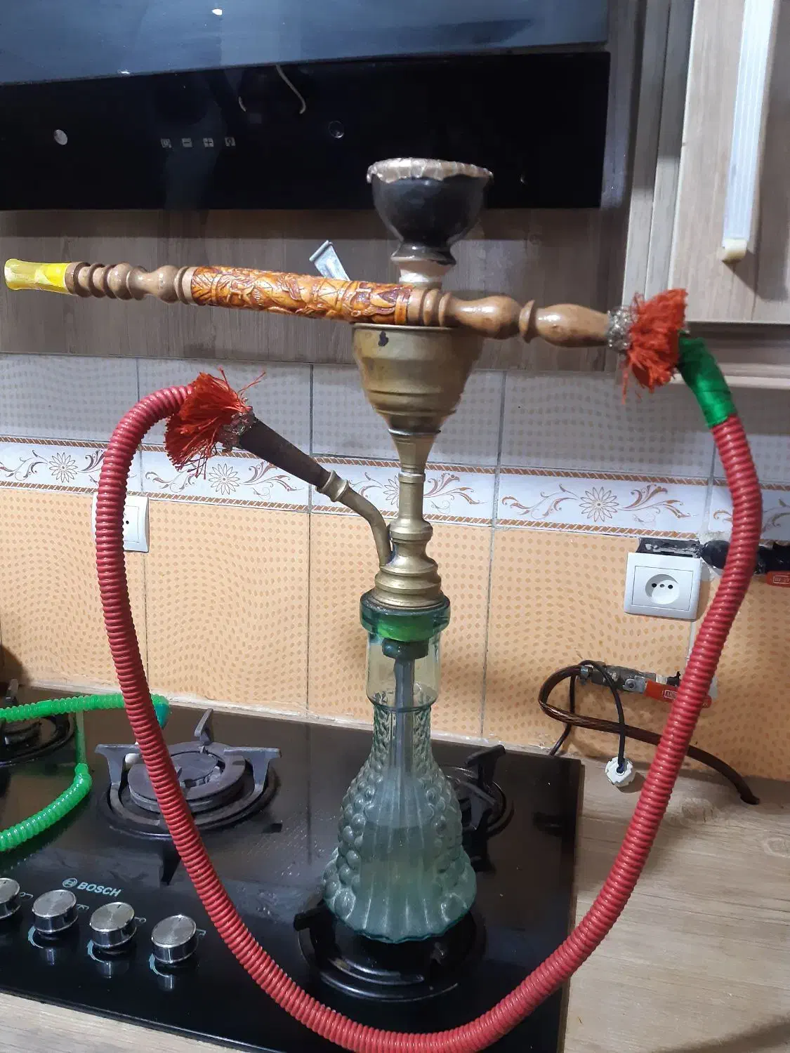 قلیان چوبی و برنجی|کلکسیون و سرگرمی|اندیشه, اندیشه فاز ۱|دیوار