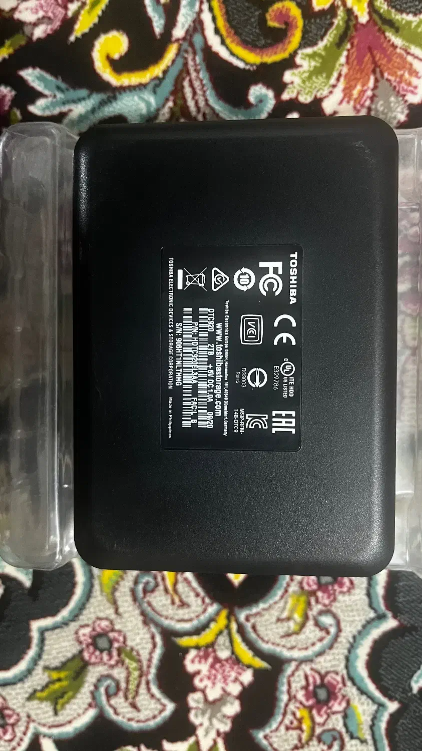 هارد اکسترنال توشیبا ۲ ترا|قطعات و لوازم جانبی رایانه|زاهدان, |دیوار