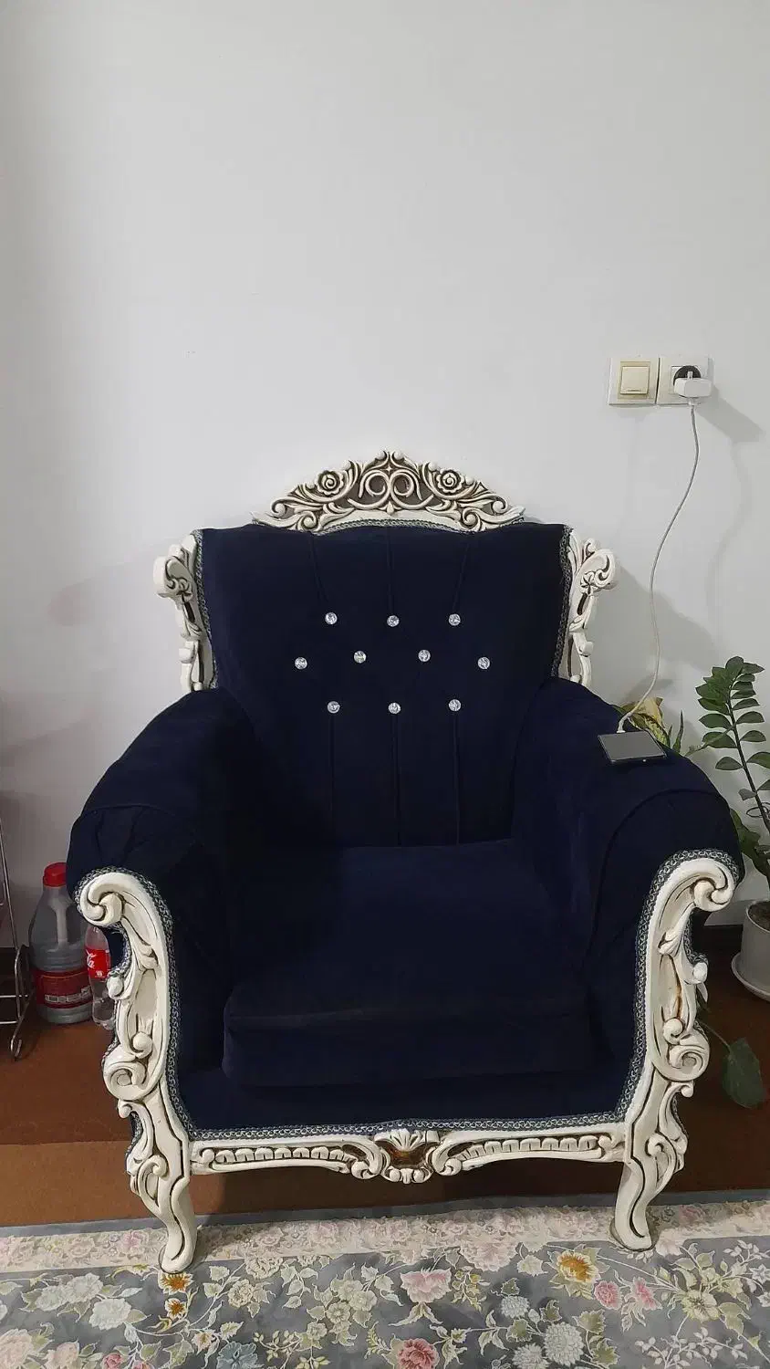 مبل ۷ نفره استیل|مبلمان خانگی و میز عسلی|رباط‌کریم, رباط‌کریم|دیوار