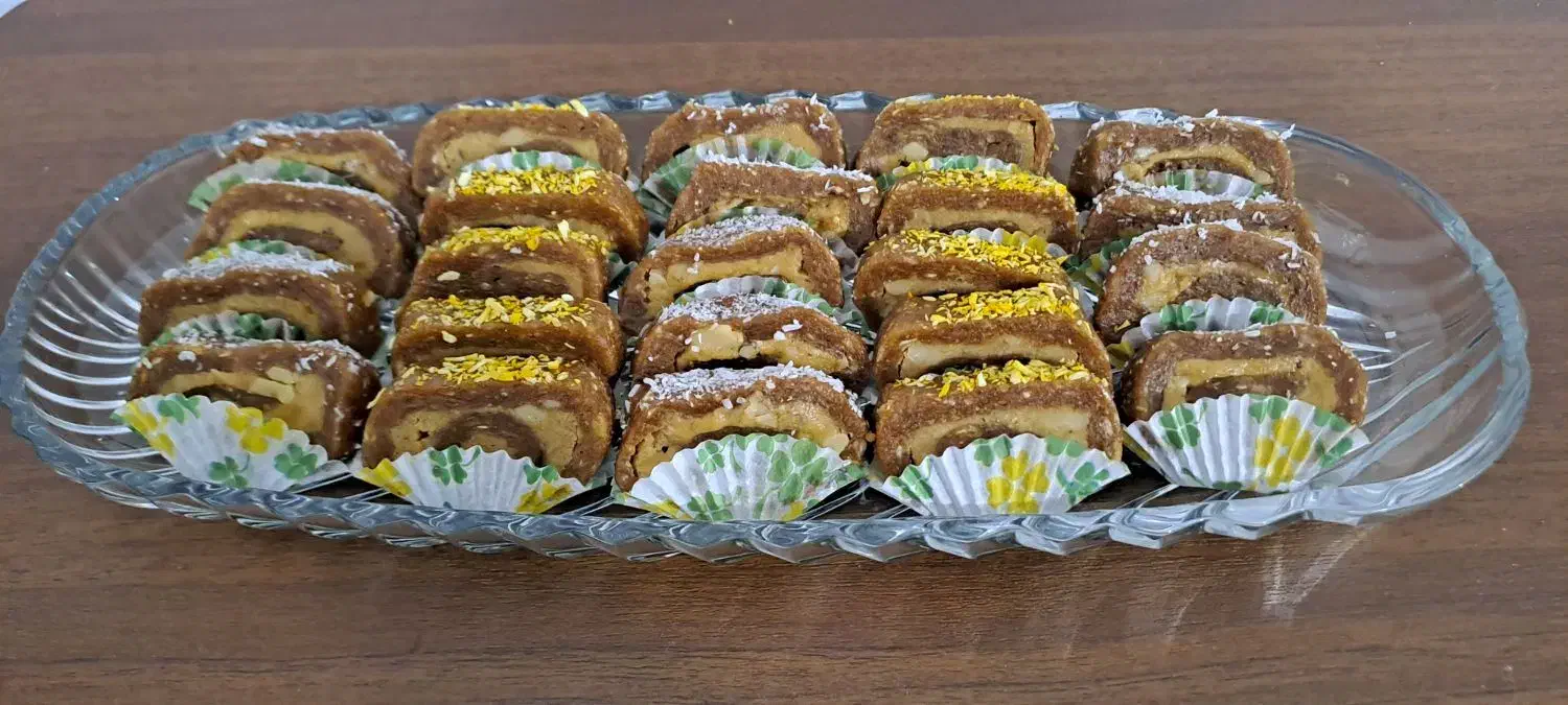 رولت خرما و حلوا|خدمات پذیرایی، مراسم|جهرم, |دیوار