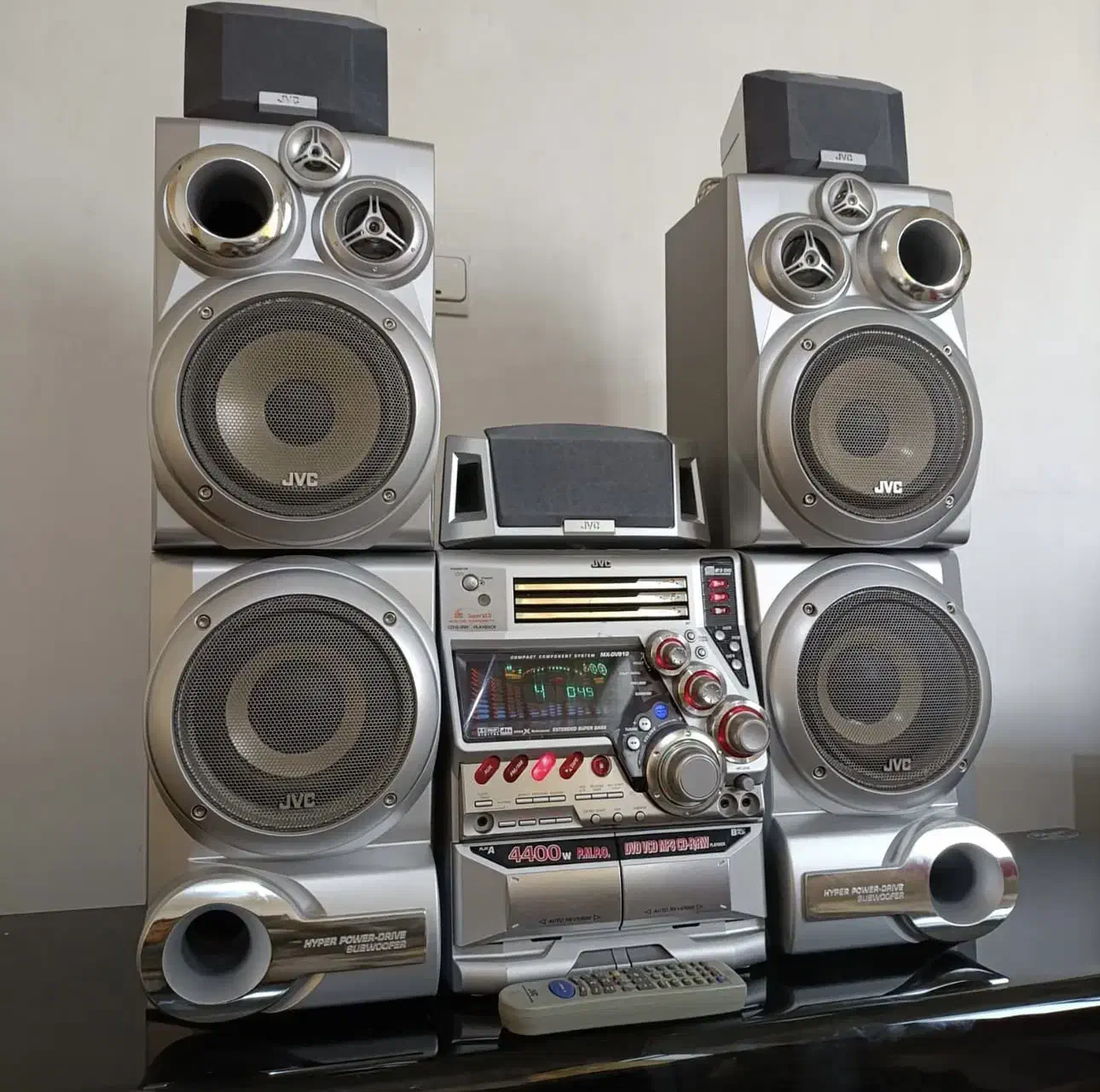 ضبط ۴۴۰۰وات جی وی سی بلوتوثی ۷کانال|سیستم صوتی خانگی|گرگان, |دیوار