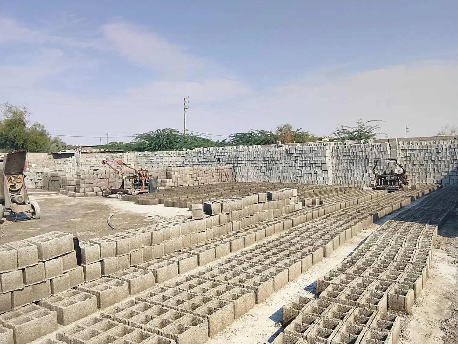 بلوک|مصالح و تجهیزات ساختمان|چغادک, |دیوار