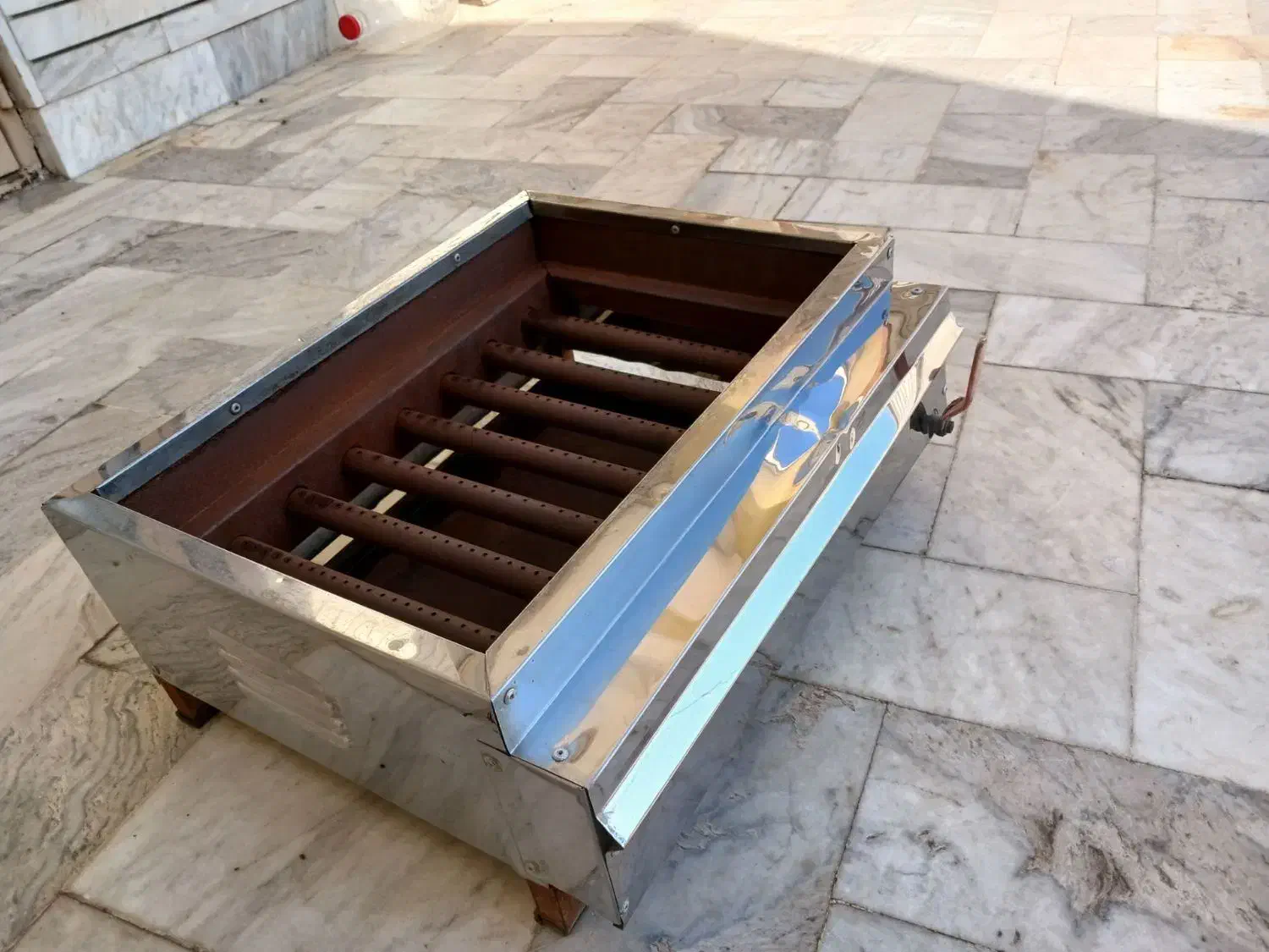 کباب پز ۷ شعله بدنه استیل|اجاق گاز و لوازم برقی پخت‌وپز|قم, صفائیه|دیوار