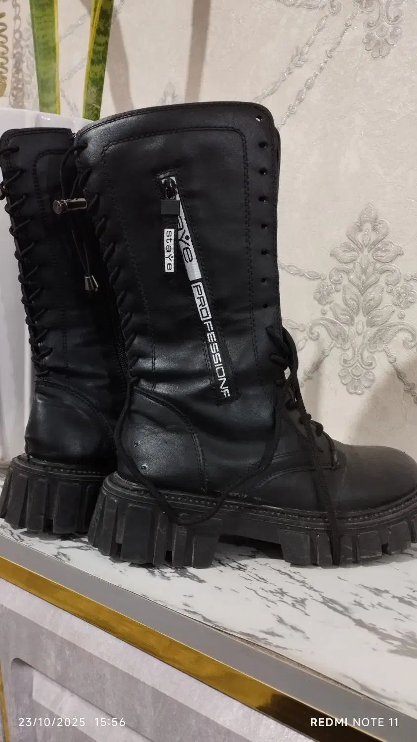 پوتین سایز 37 در حد نو|کیف، کفش، کمربند|باغستان, |دیوار