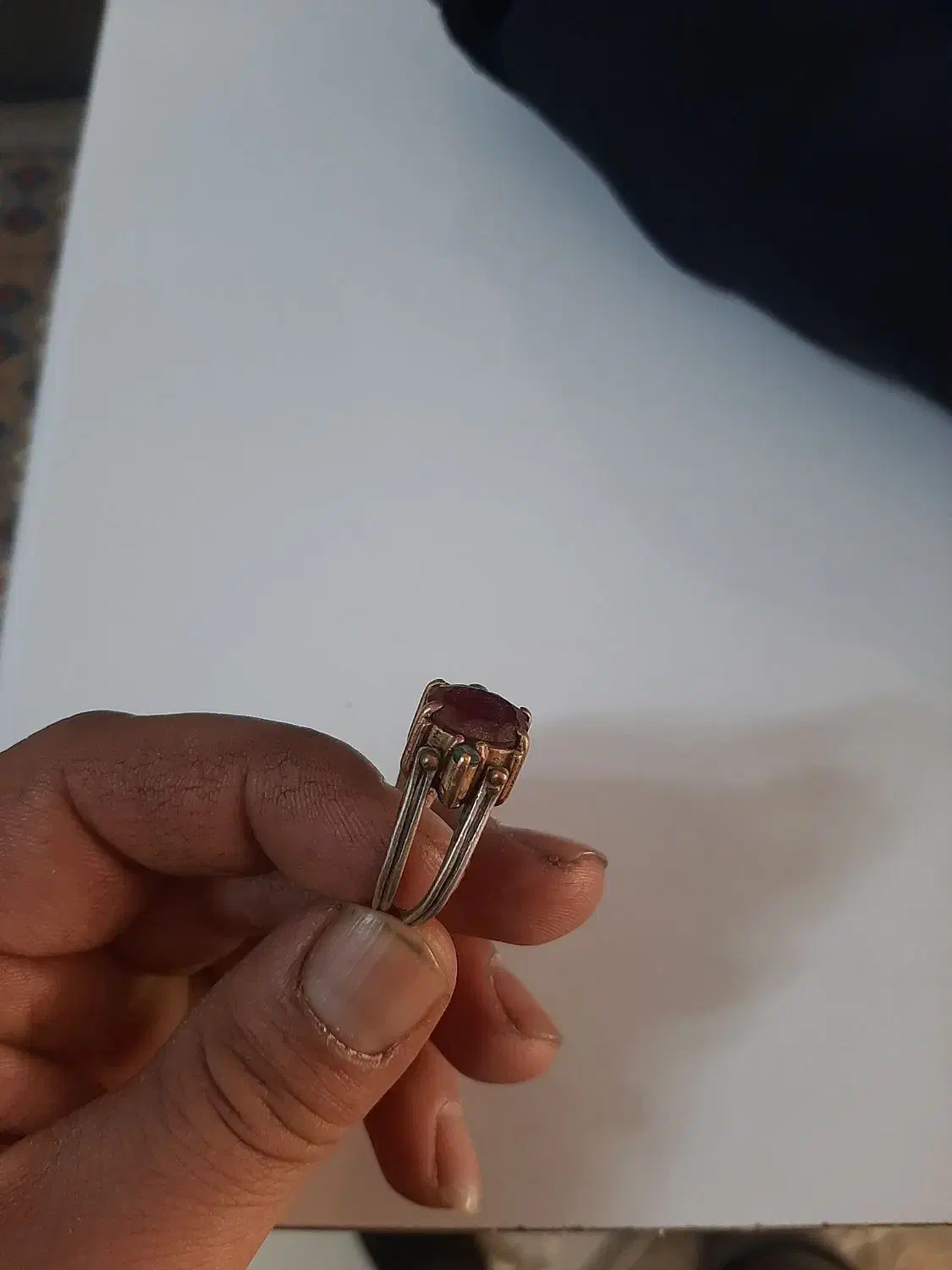 انگشتر حلقه|کلکسیون اشیاء عتیقه|حبیب آباد, |دیوار