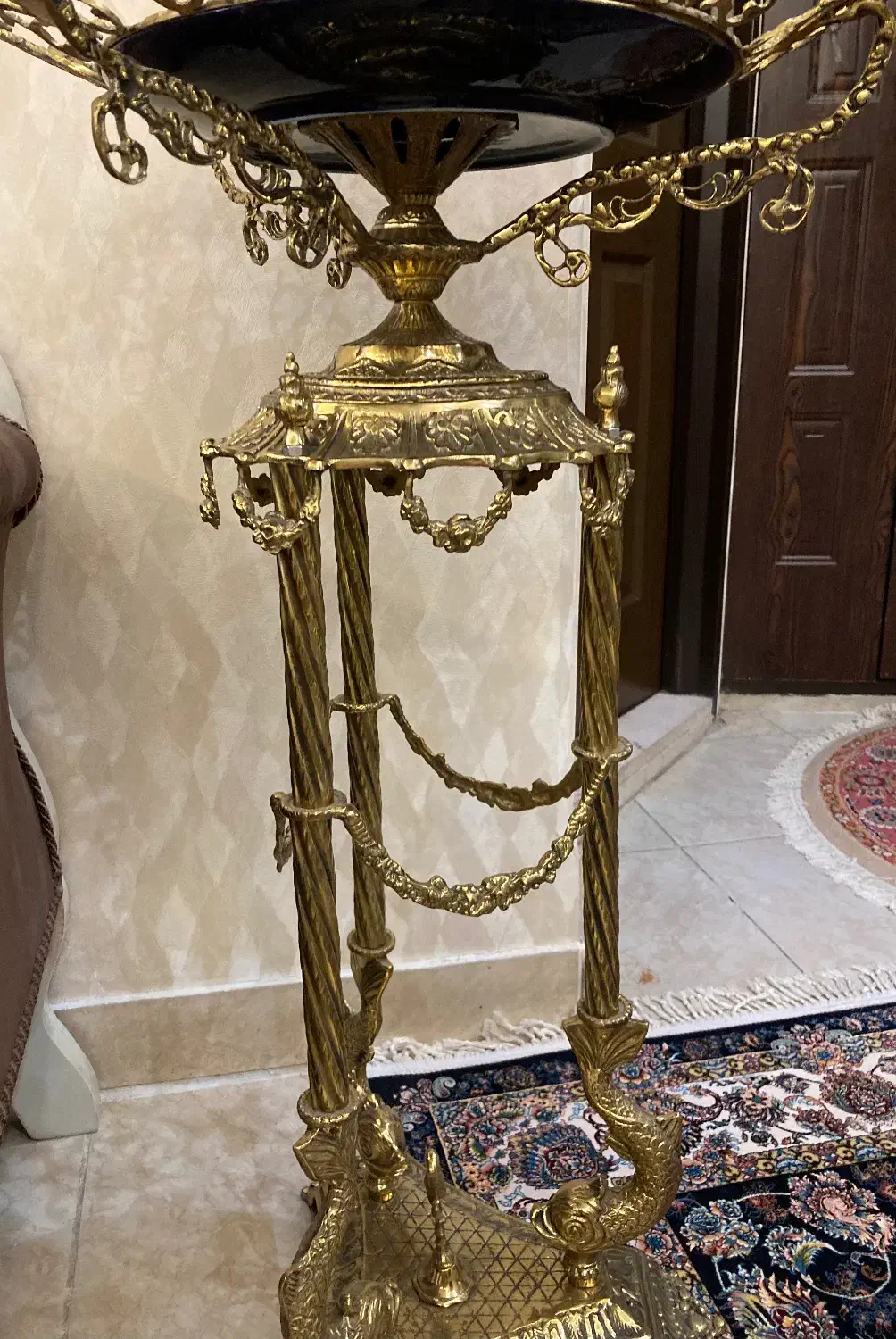 کنار سالنی برنز|ظروف سرو و پذیرایی|زنجان, |دیوار