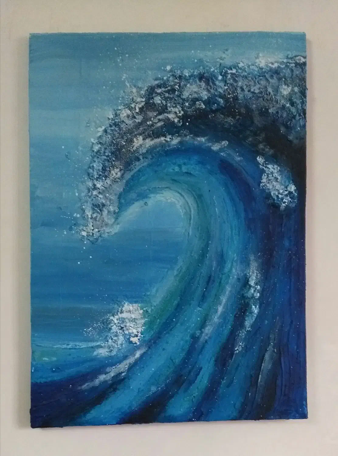 تابلوی نقاشی موج|تابلو، نقاشی، عکس|قائمشهر, |دیوار