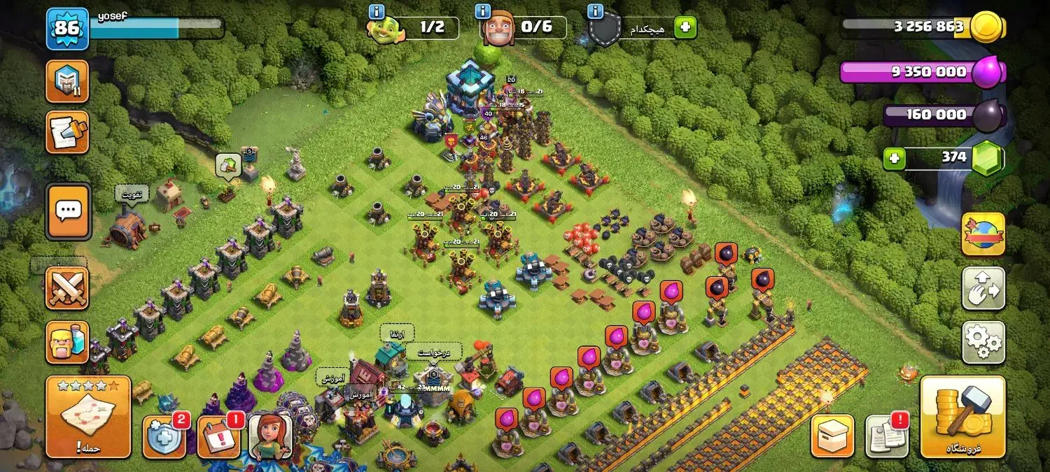 اکانت کلش تالار13|کنسول، بازی ویدئویی و آنلاین|اهر, |دیوار