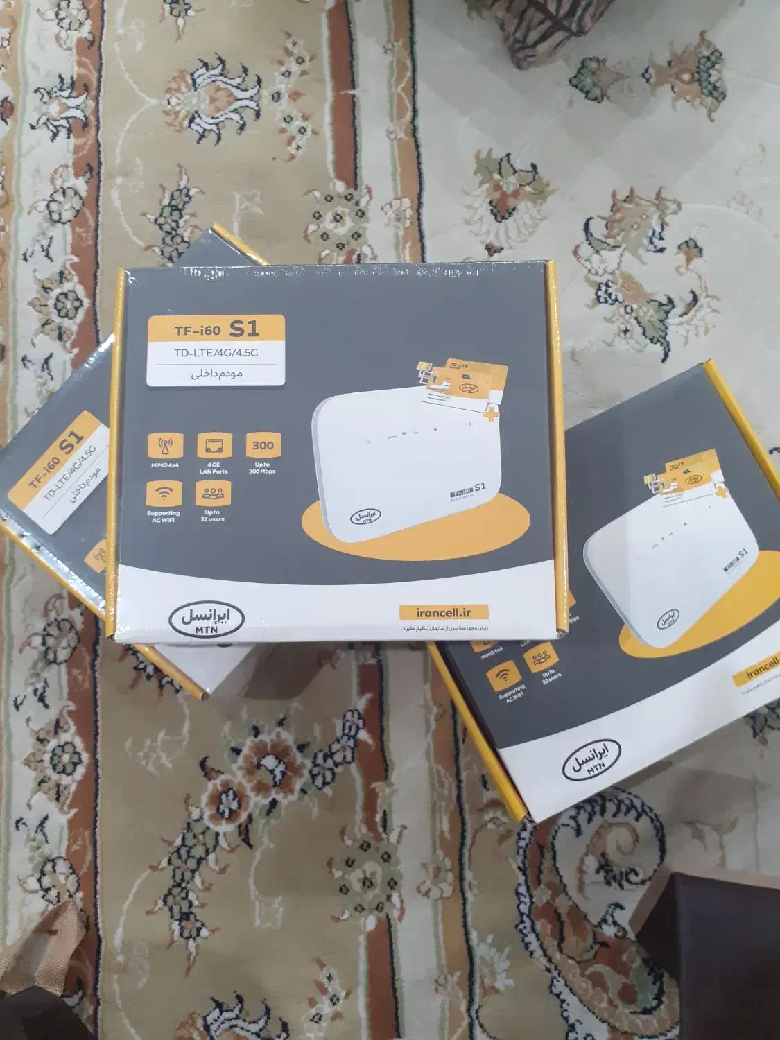 ۳ عدد دستگاه مودم TF-i60 ایرانسل نوآکبند|مودم و تجهیزات شبکه|تهران, حکیمیه|دیوار