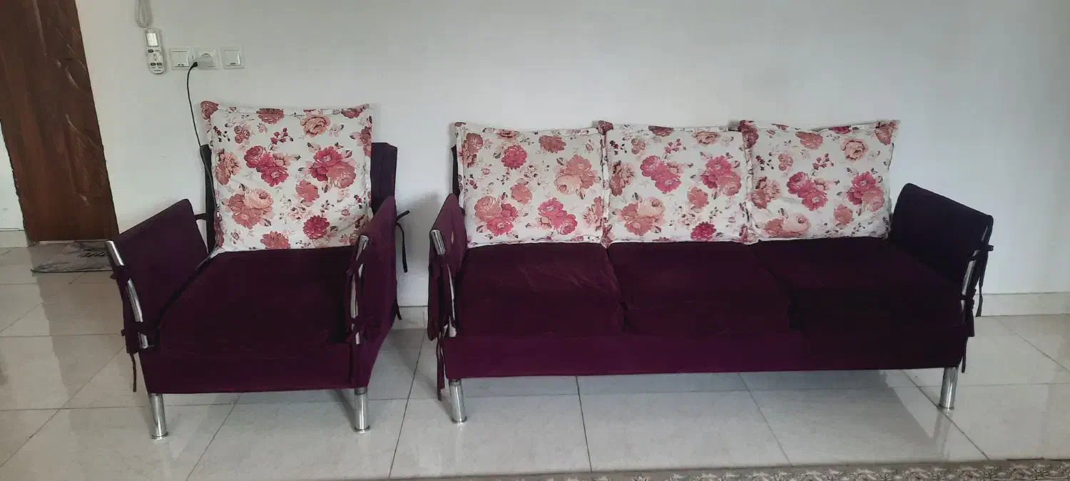 مبل راحتی پایه بدنه استیل|مبلمان خانگی و میز عسلی|لاهیجان, یوسف آباد|دیوار