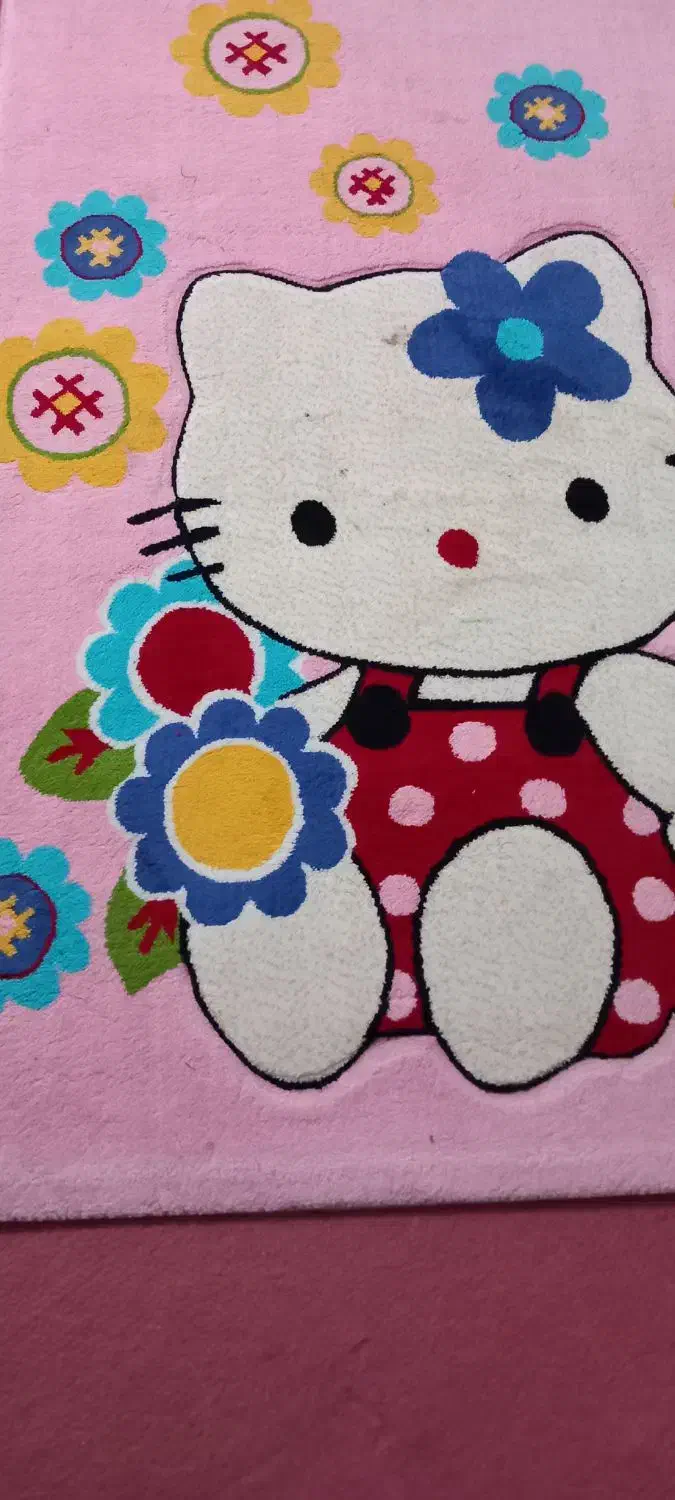 فرش کی تی اتاق کودک در حد|فرش|اسلامشهر, شهرک واوان|دیوار