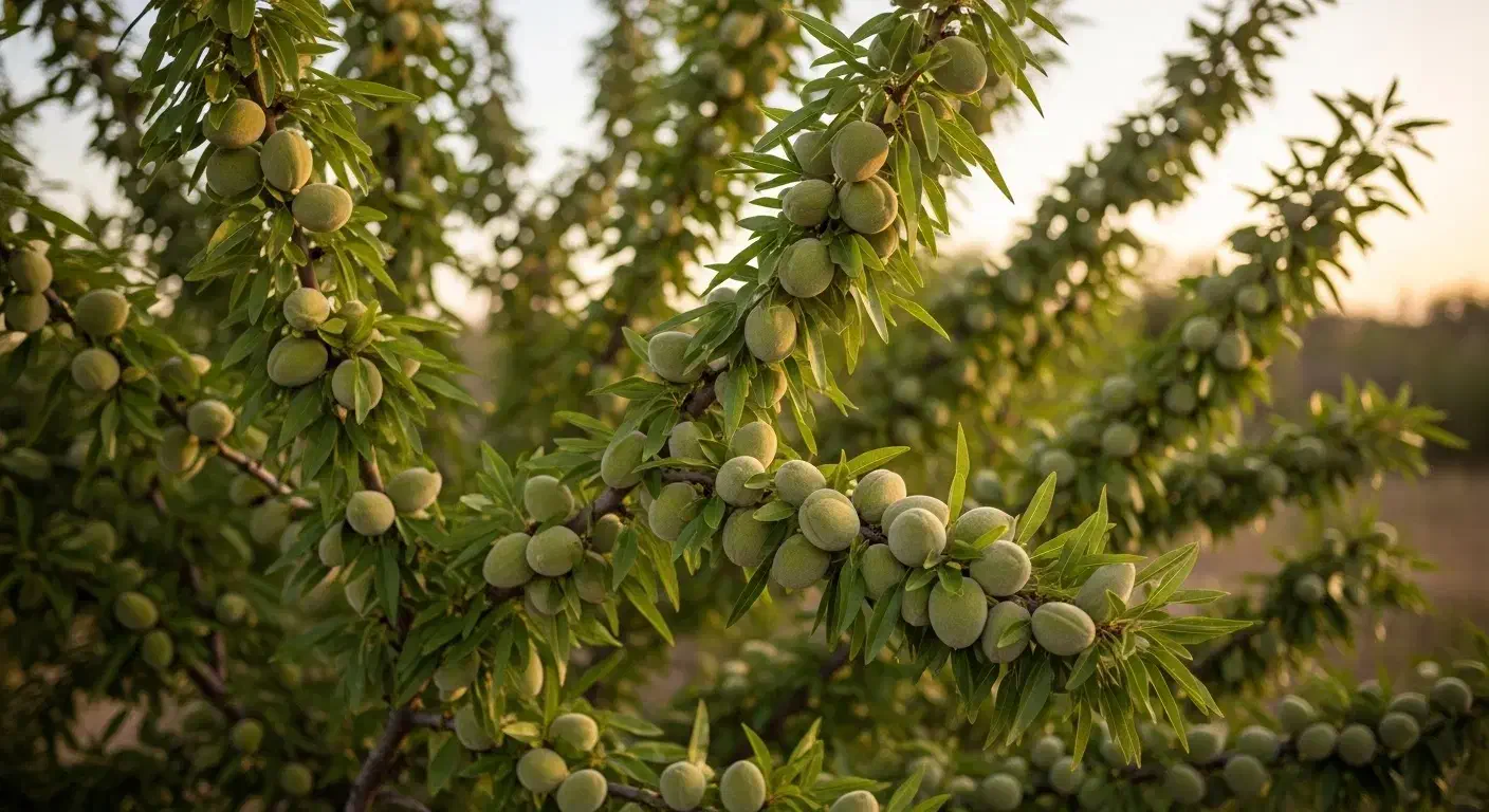 نهال بادام اصلاح‌شده با باردهی عالی|خدمات باغبانی و درختکاری|هشترود, |دیوار