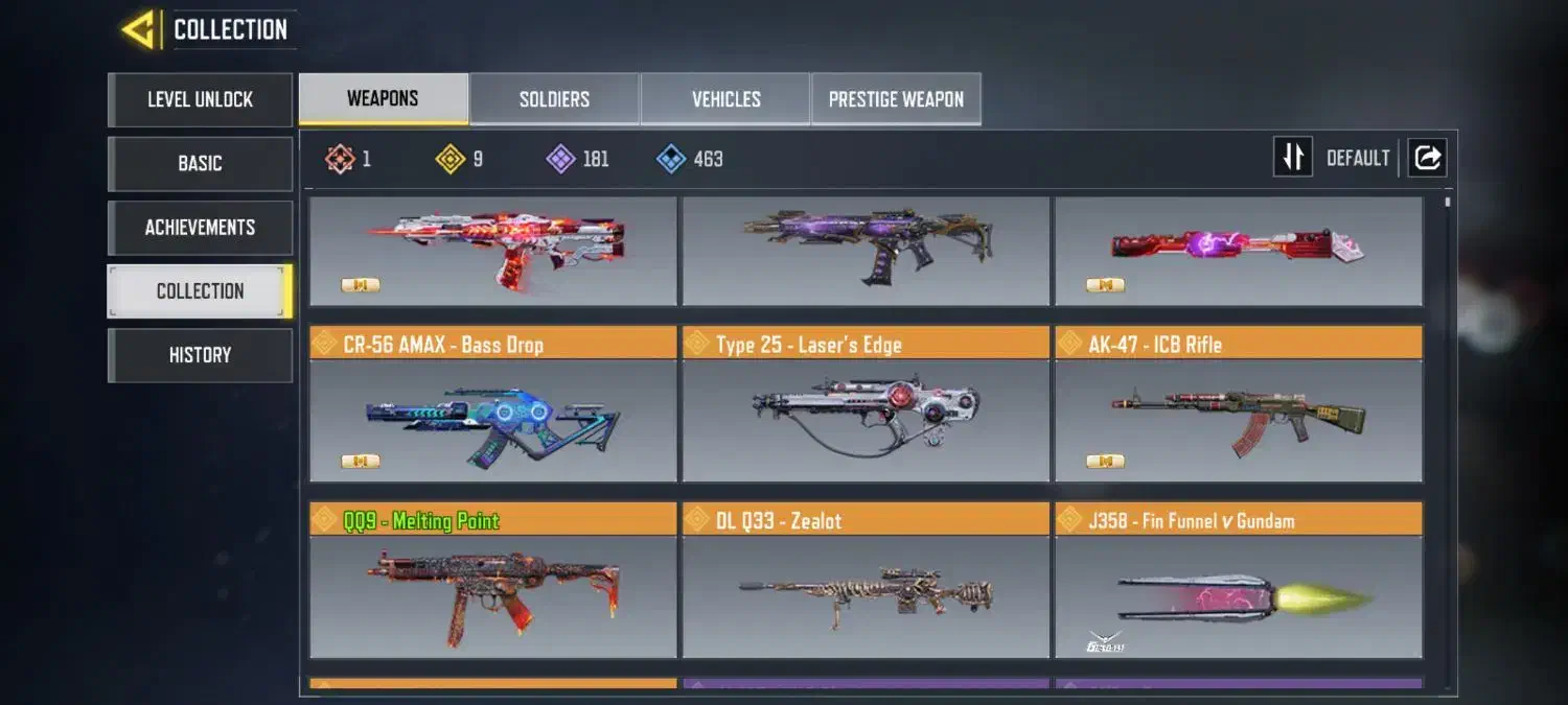 اکانت کالاف دیوتی موبایل زیلات دار|کنسول، بازی ویدئویی و آنلاین|سنگر, |دیوار