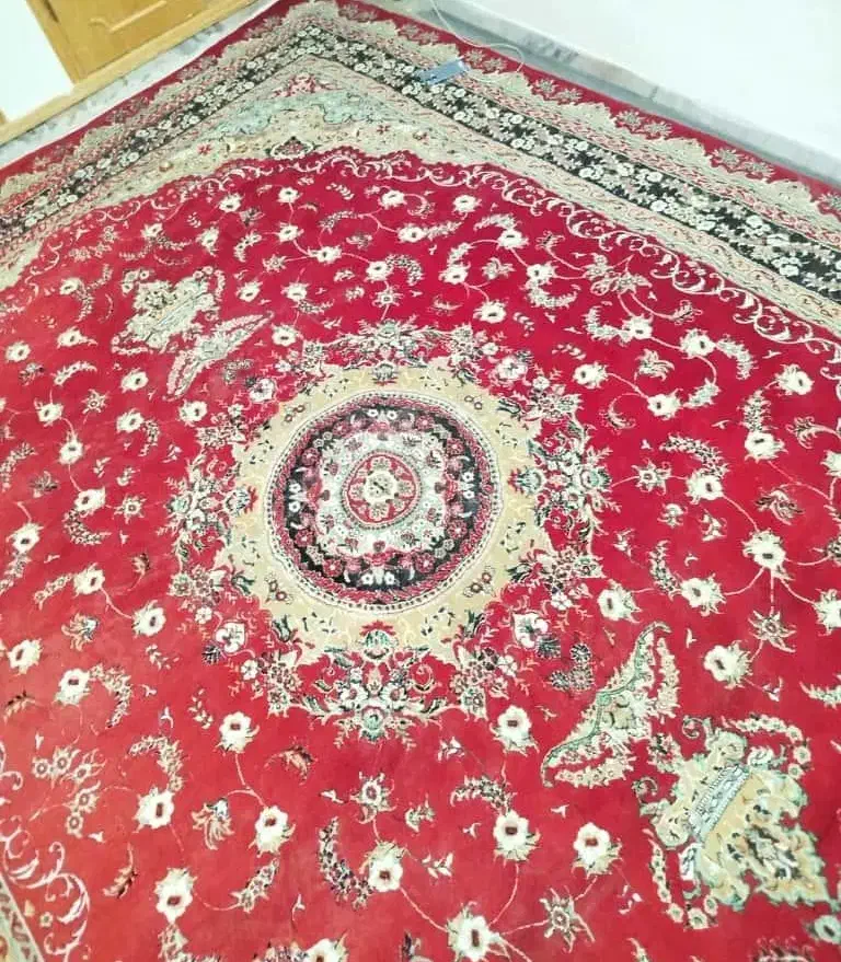 فرش ۱۲ متر قرمز کاملا نو|فرش|زاهدان, |دیوار