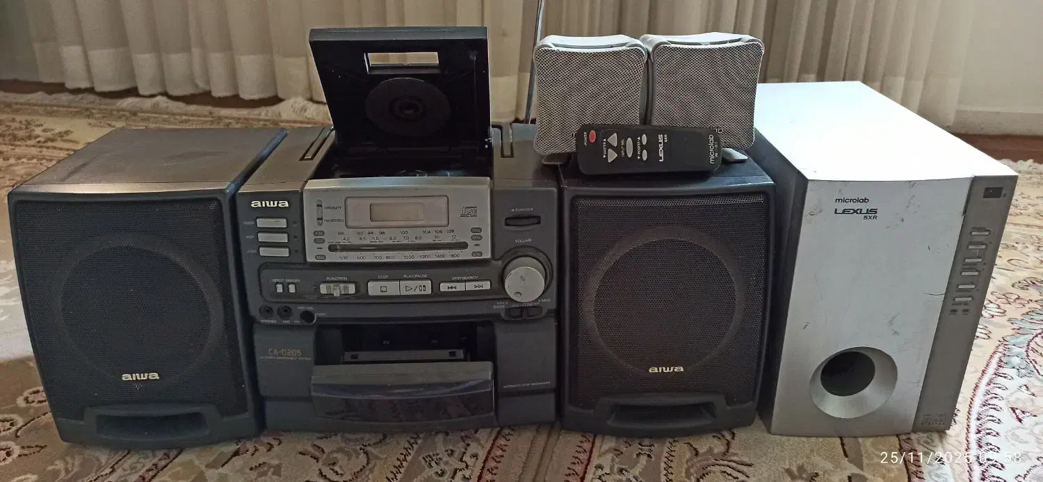 دو دستگاه . ضبط آیوا و آمپلی میکرولب 5کاناله|سیستم صوتی خانگی|تالش, هشتپر|دیوار