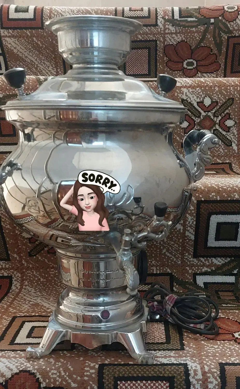 سماور برقی ۱۰ایتر|سماور، چایساز، قهوهساز|اسلامشهر, شهرک امام حسین (میان آباد)|دیوار