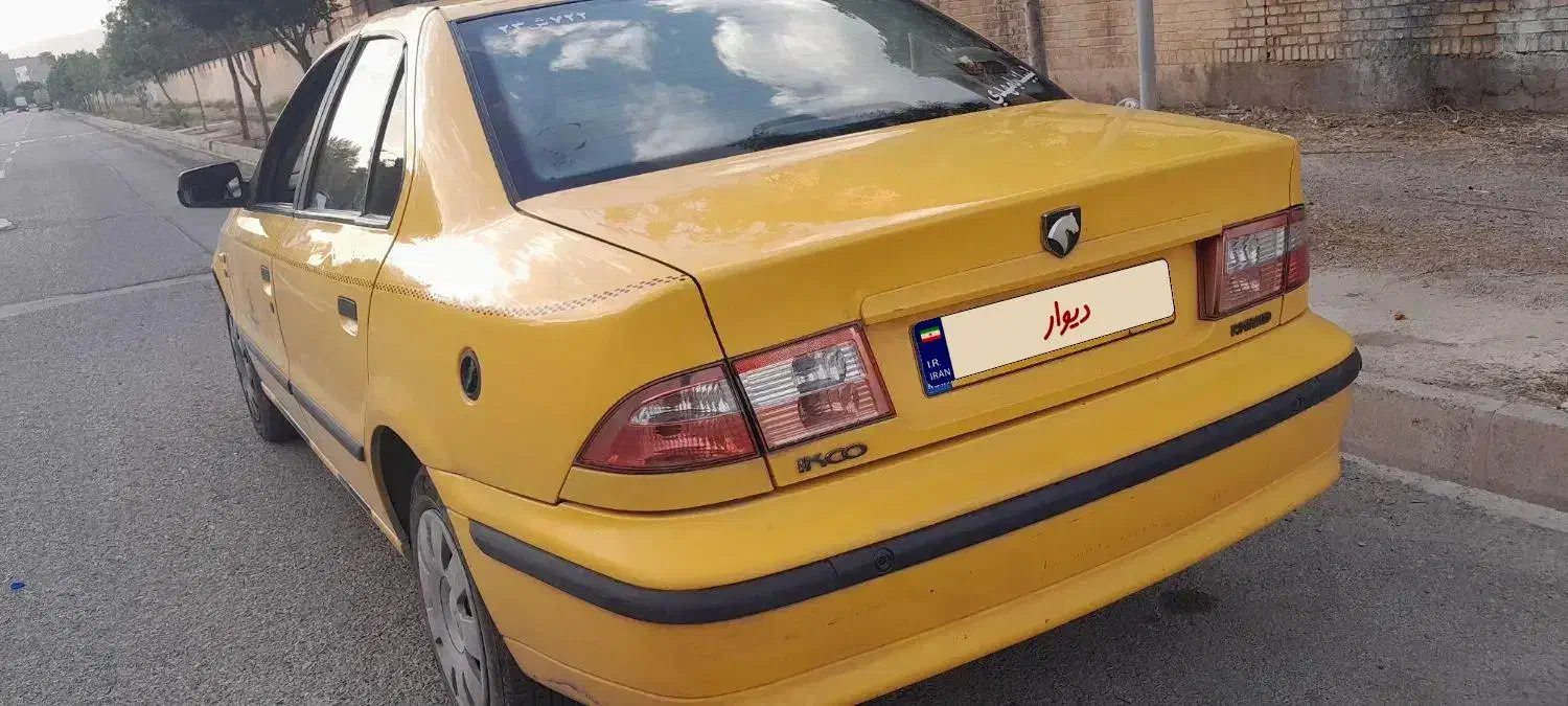 تاکسی سمند مدل ۹۵|خودرو سواری و وانت|شیراز, سایت اداری|دیوار