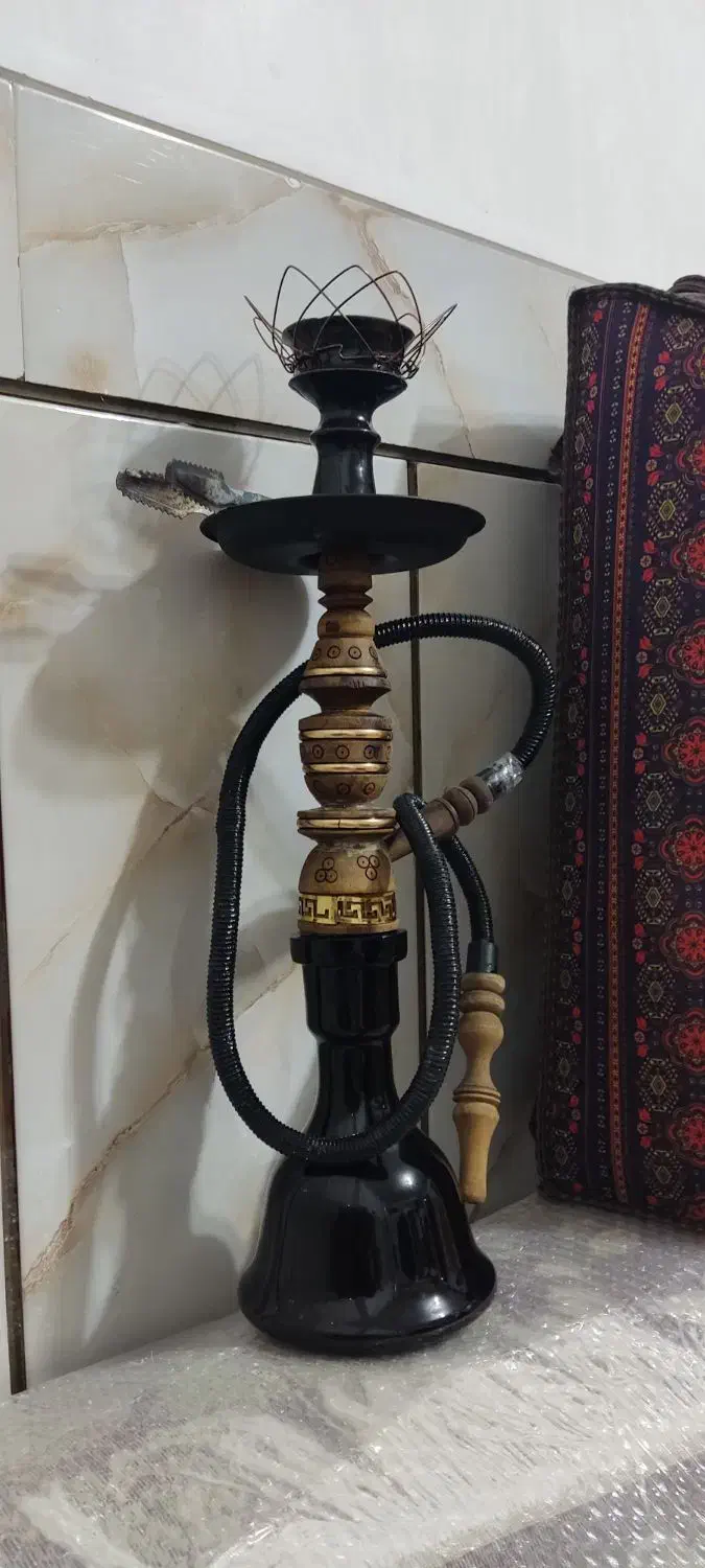 قلیان چوب گردو|کلکسیون و سرگرمی|نجفآباد, یزدانشهر|دیوار