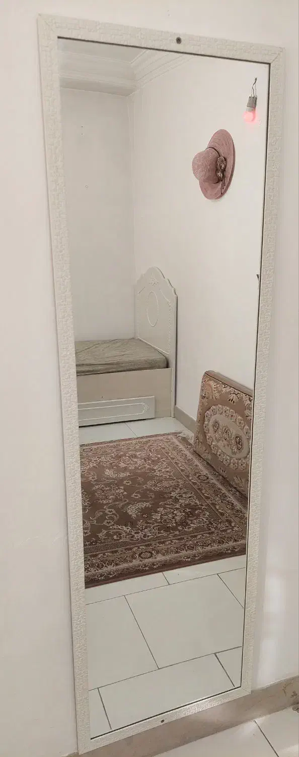 آیینه قدی سفید|آینه|بابل, |دیوار