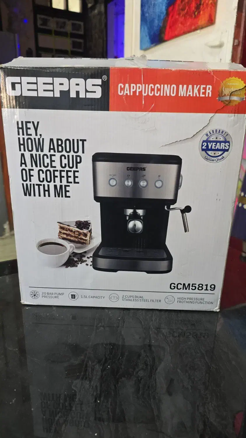 دستگاه قهوه زن مارک جیپاس نو|سماور، چایساز، قهوهساز|شیراز, وصال|دیوار