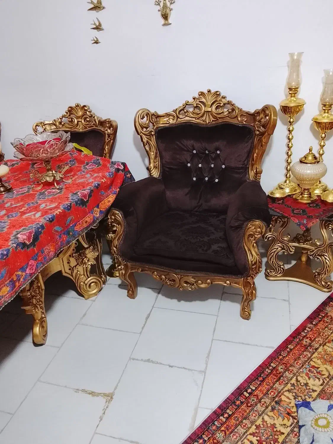 مبل و ناهارخوری در حد نو|مبلمان خانگی و میز عسلی|صفادشت, |دیوار