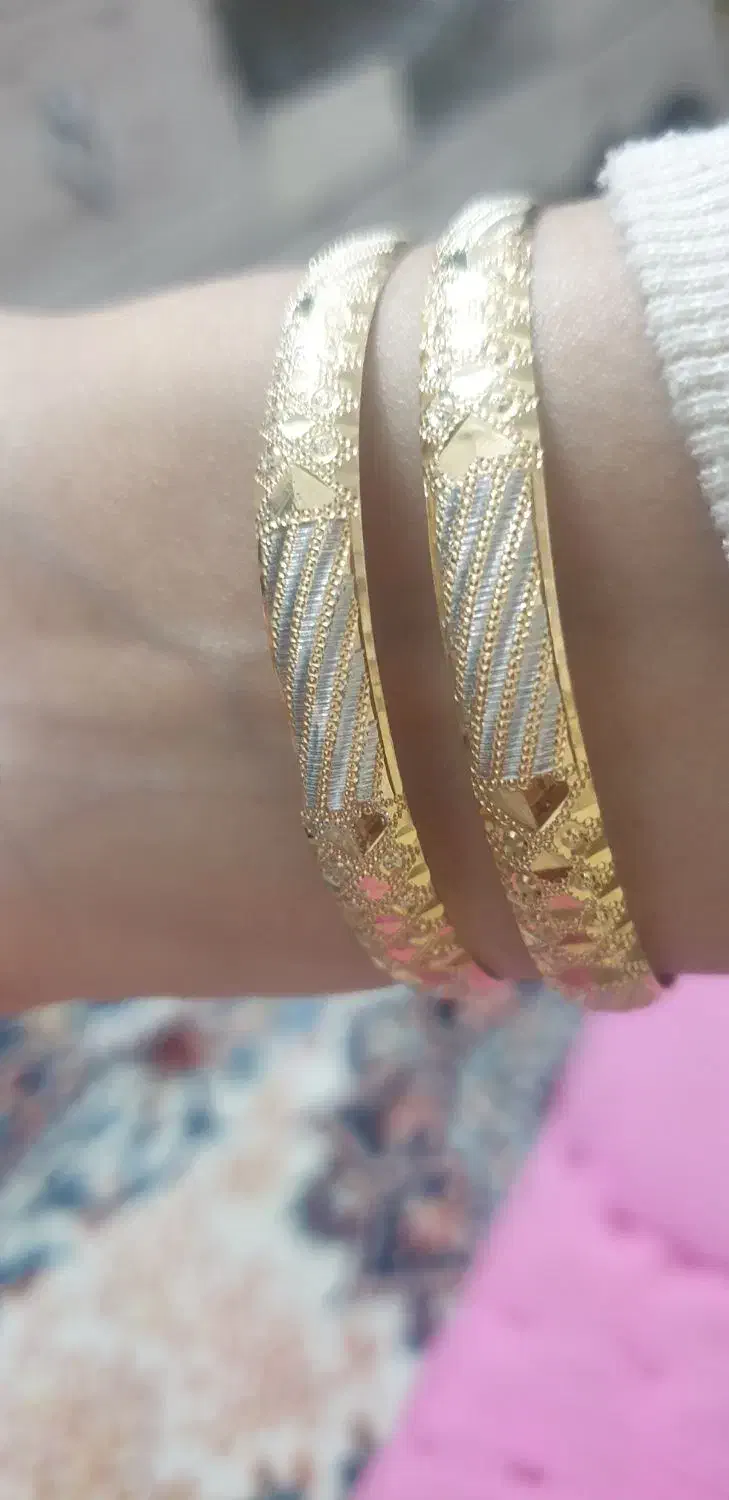 دوعدد النگو طلا و پلاک|جواهرات|مشهد, فاطمیه|دیوار