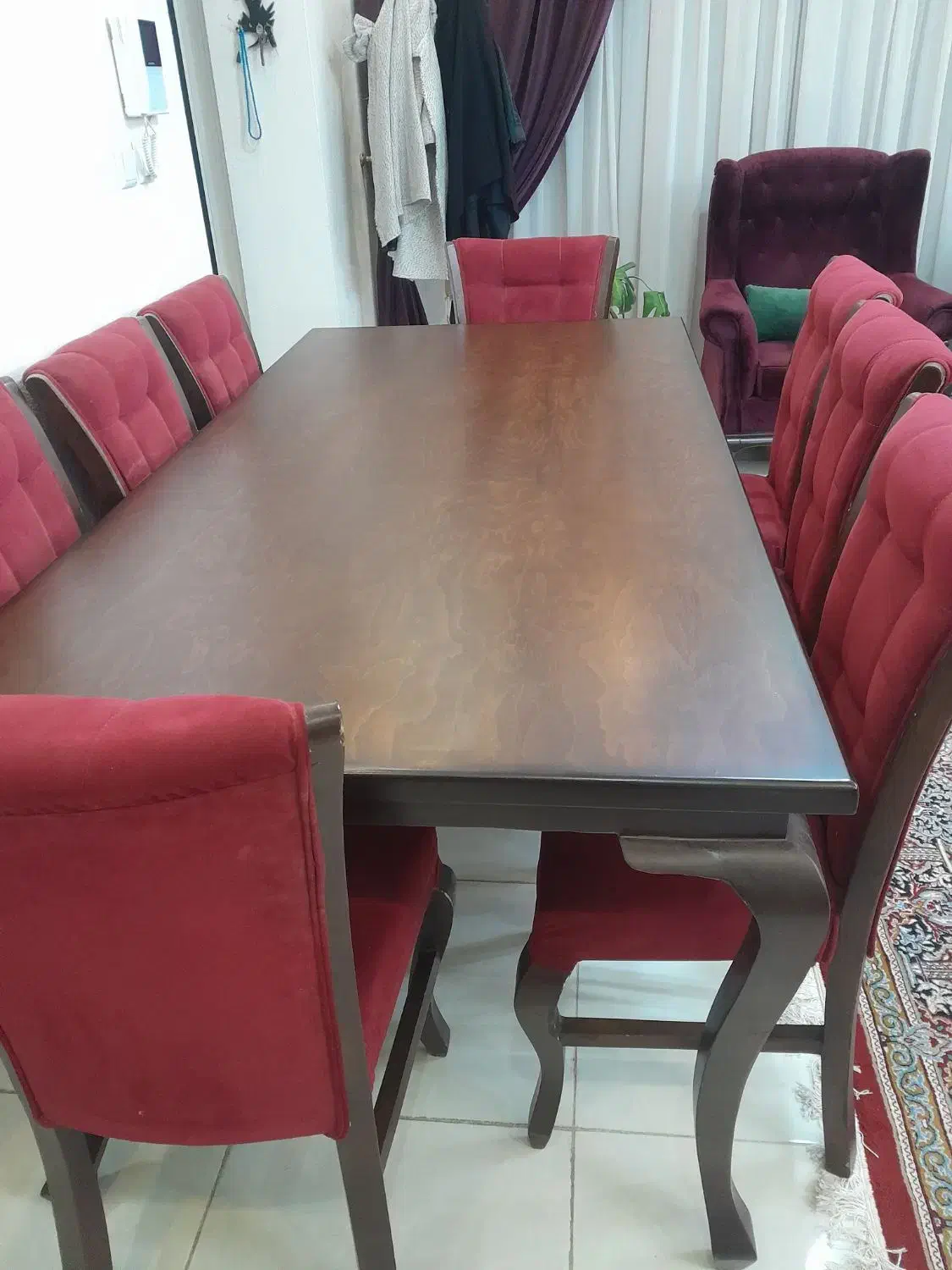 میز ناهار خوری ۸ نفره|میز و صندلی غذاخوری|شاهینشهر, شهرک گلدیس|دیوار