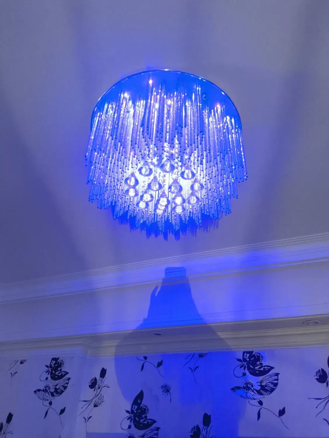 لوستر ریموت دار چند رنگ|لوستر و چراغ آویز|ری, ظهیرآباد|دیوار