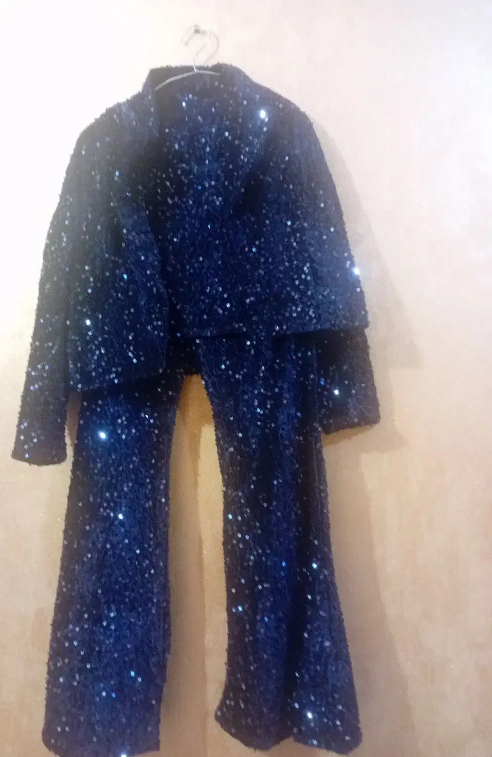 فروش دوعدد لباس مجلسی مخل پولکی سه تیکه|لباس|اهواز, معین زاده|دیوار