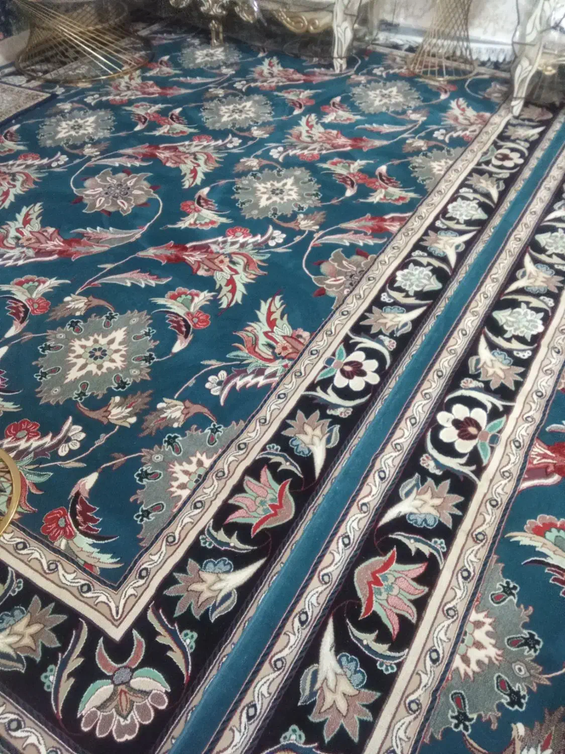 دوتا فرش تمام نخ دوتاش 18|فرش|الشتر, |دیوار