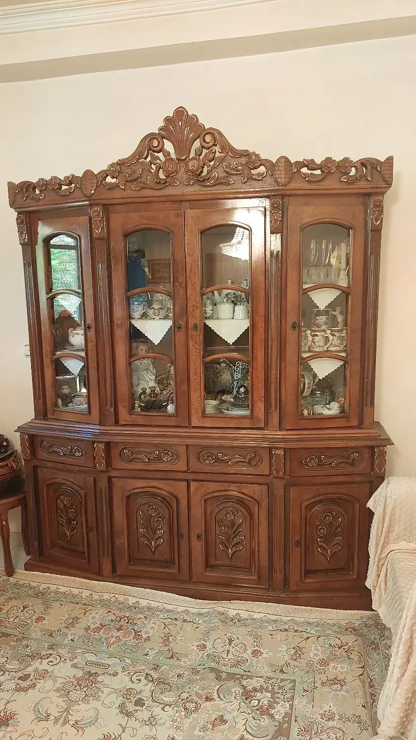 بوفه تمام چوب|بوفه، ویترین، کنسول|تبریز, |دیوار