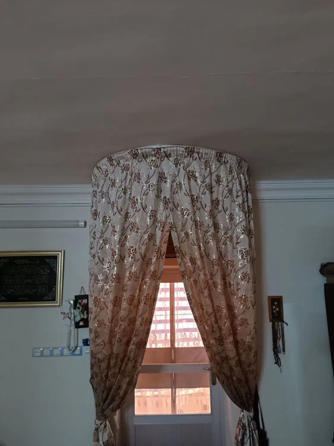 پرده|پرده، رانر، رومیزی|مشهد, مشکینی (شهرک غرب)|دیوار