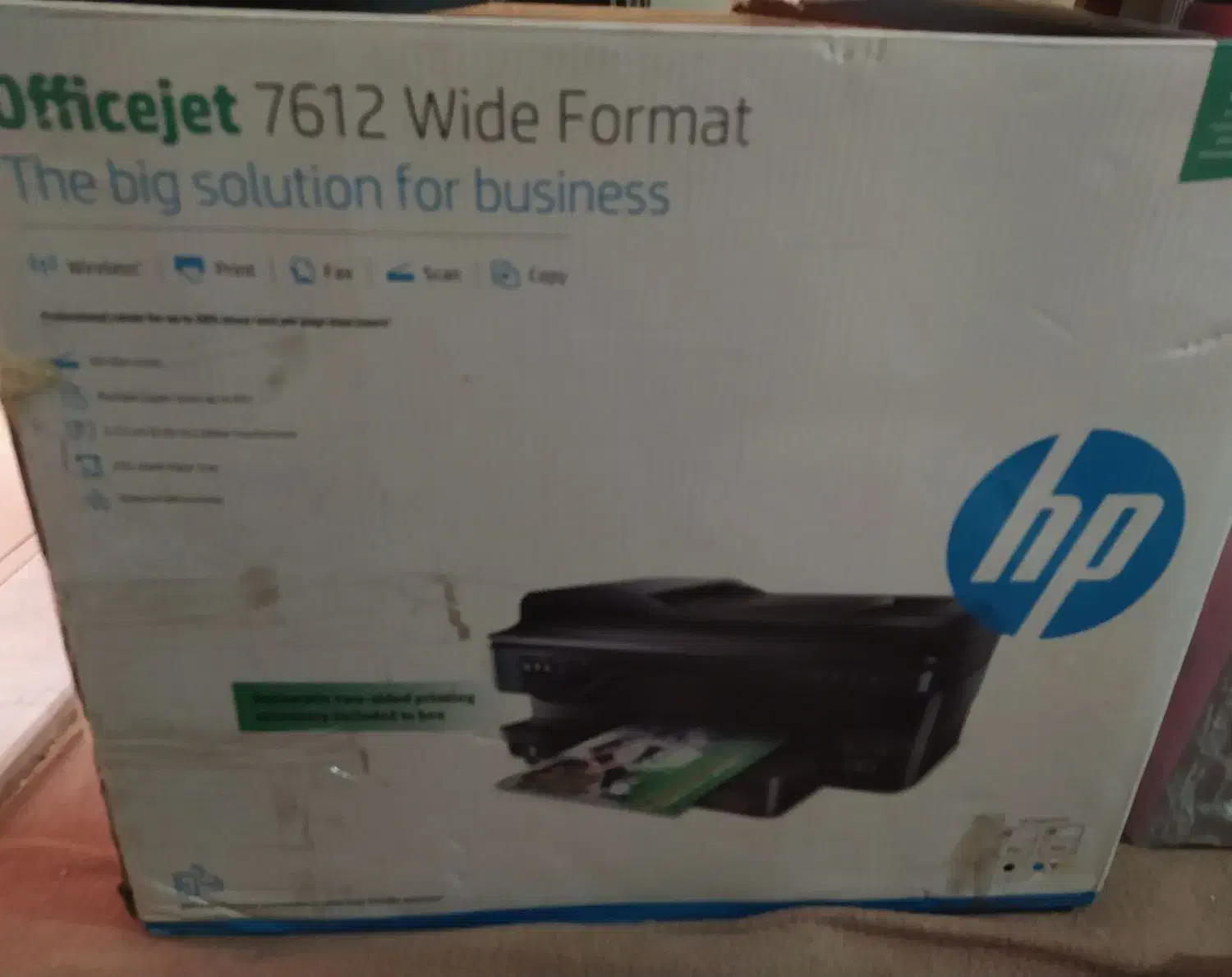 پرینتر چندکاره جوهرافشان اچ پی مدل OfficeJet 7612|پرینتر، اسکنر، کپی، فکس|تهران, سلسبیل شمالی|دیوار