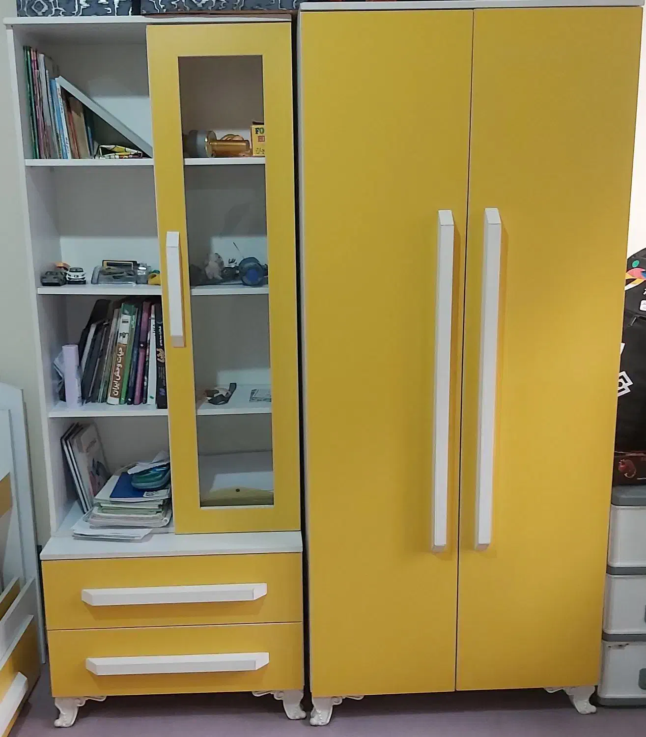 سرویس خواب کودک و نوجوان|تخت و سرویس خواب|نسیم‌شهر, |دیوار