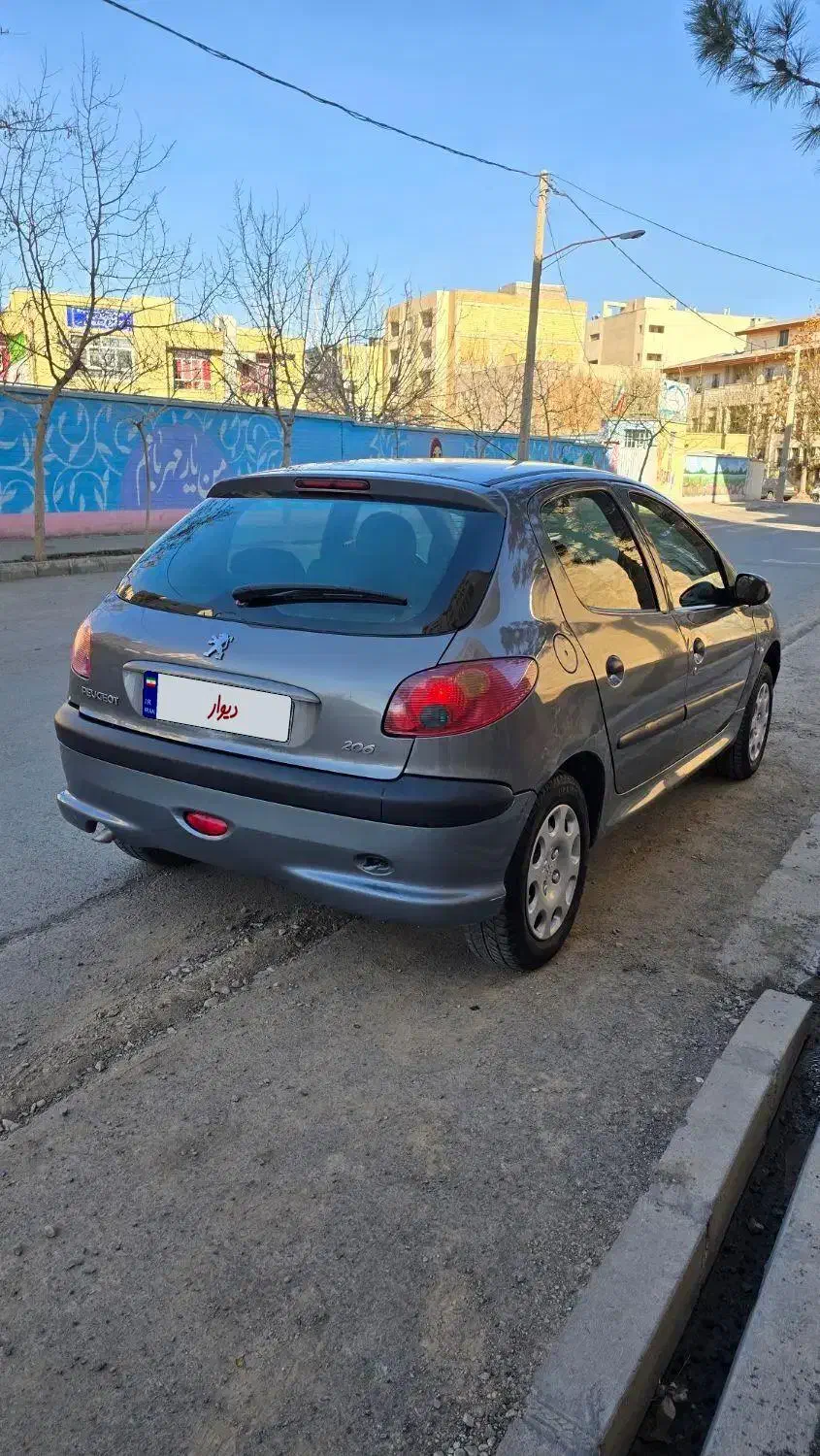 206 مدل 90 تیپ 6|خودرو سواری و وانت|کرج, ساماندهی|دیوار