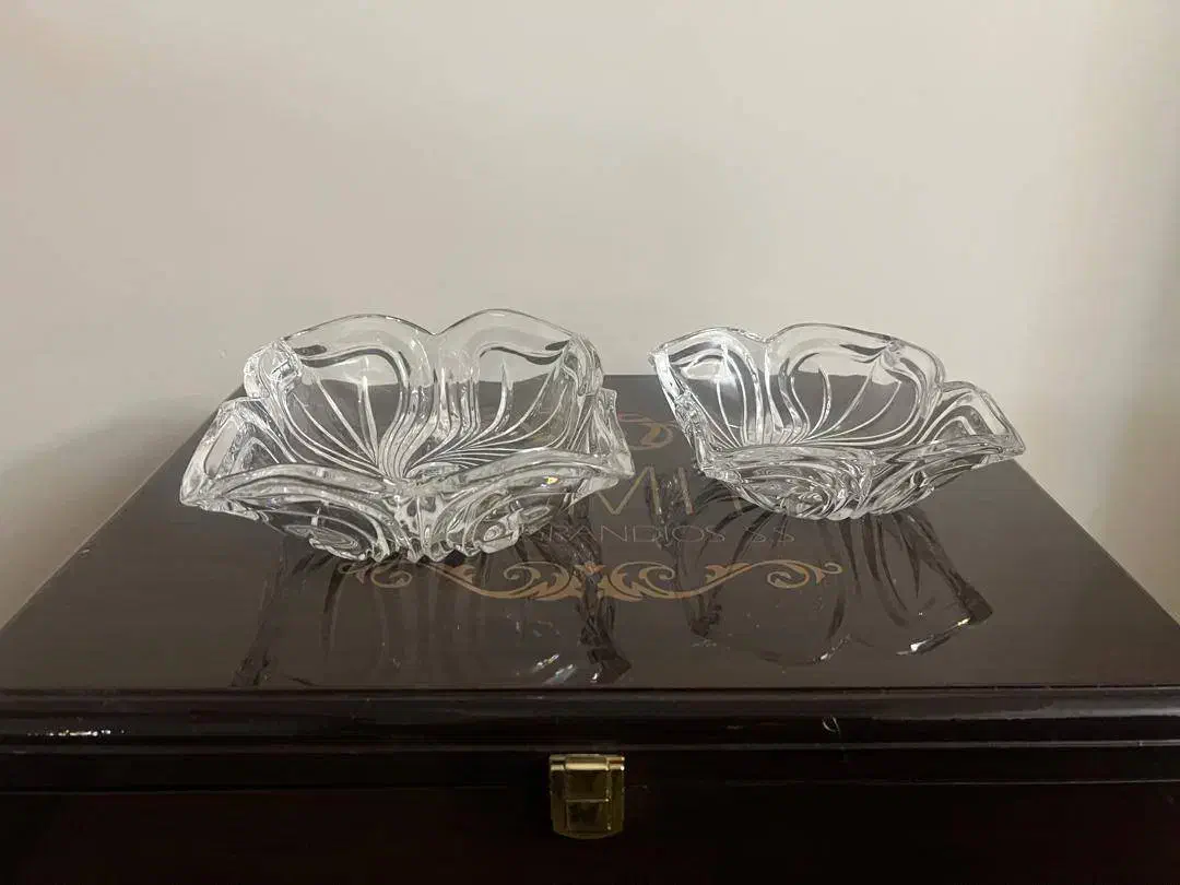 ست دوتایی ظرف کریستال لوکس و شیک|ظروف سرو و پذیرایی|تهران, نمایشگاه بین المللی|دیوار