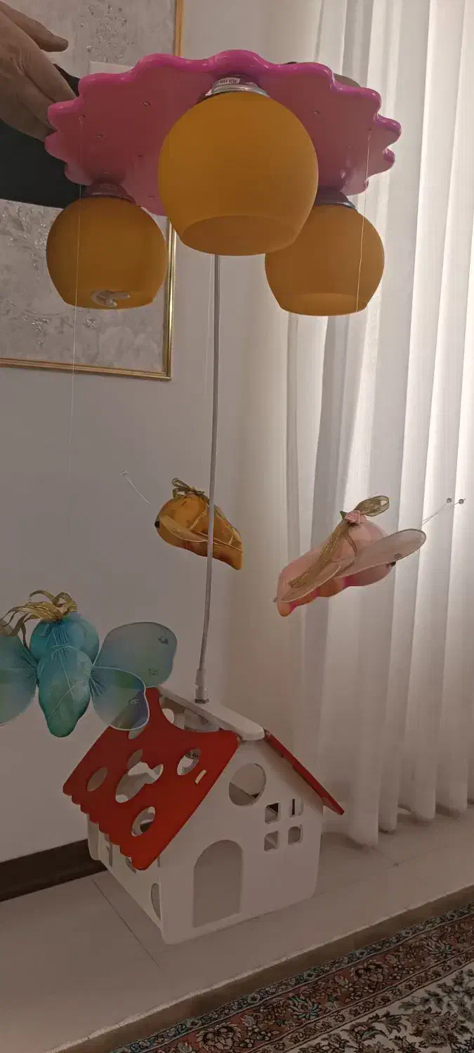 لوستر اتاق کودک|لوستر و چراغ آویز|مشهد, عامل|دیوار